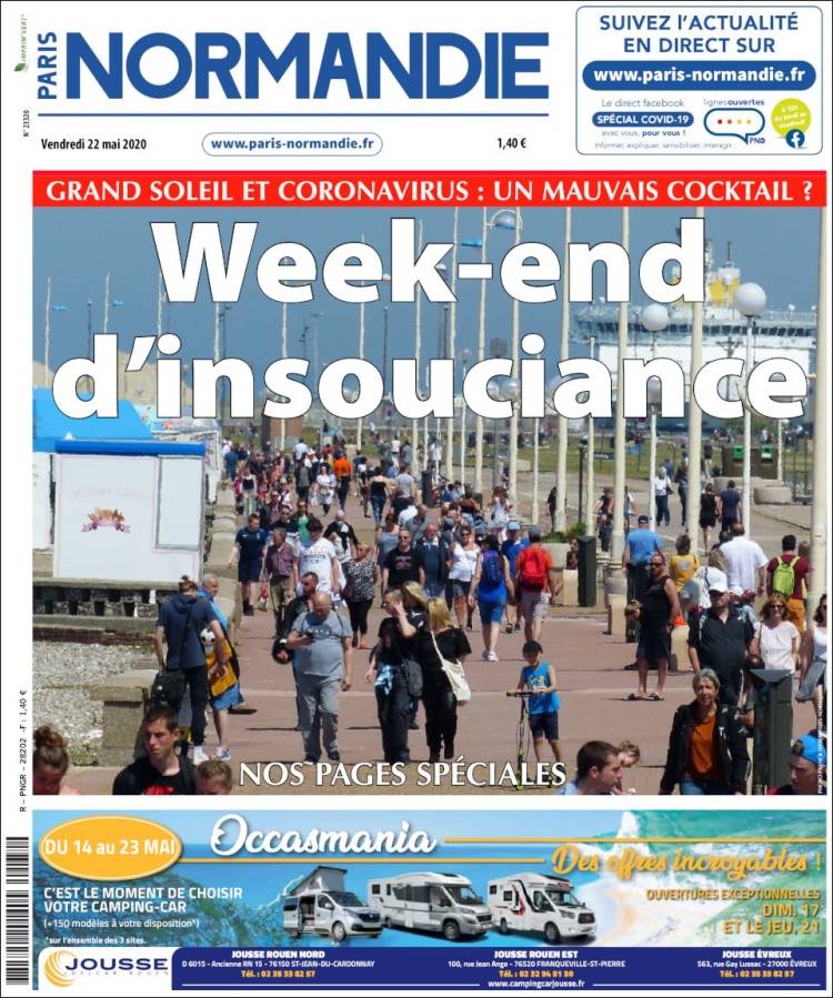 Portada de Progres de Fecamp (Francia)