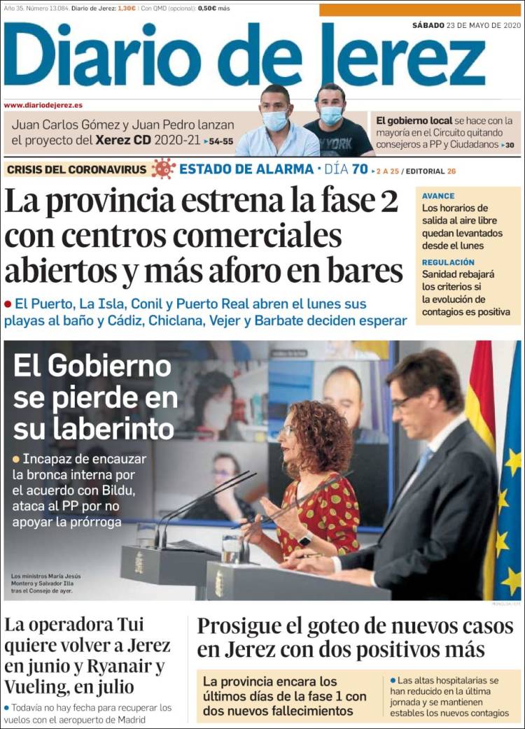 Portada de Diario de Jerez (Espa&ntilde;a)