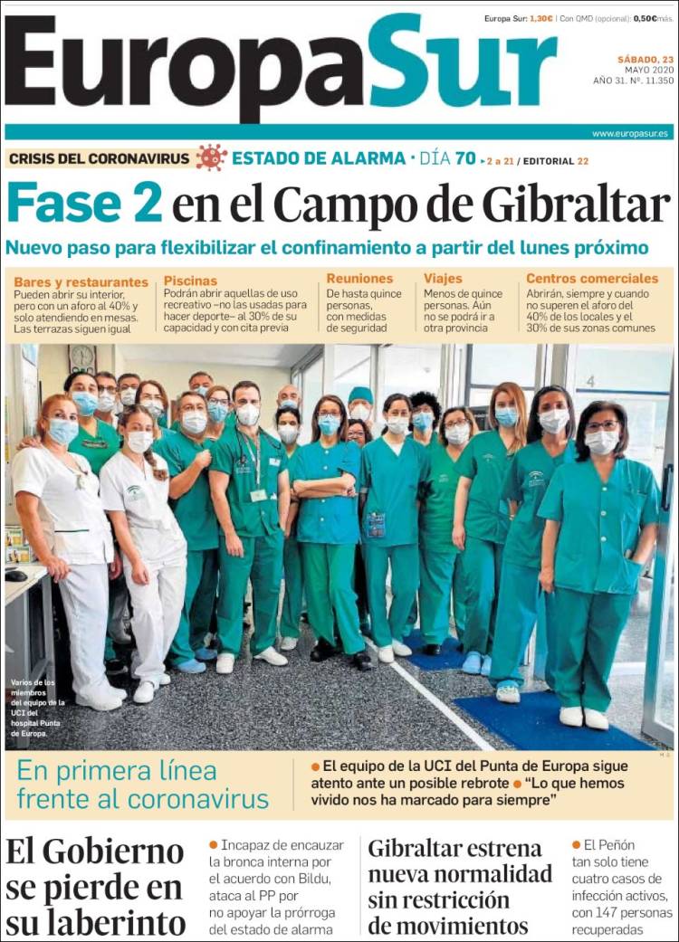 Portada de Europa Sur (Espa&ntilde;a)