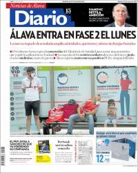 Portada de Noticias de Álava (Spain)