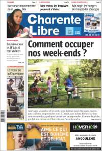 Portada de Charente Libre (France)