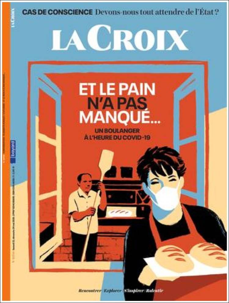 Portada de La Croix (Francia)