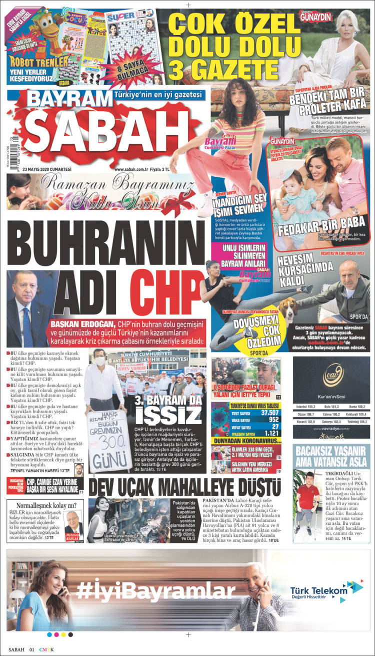 Portada de Sabah (Turqu&iacute;a)