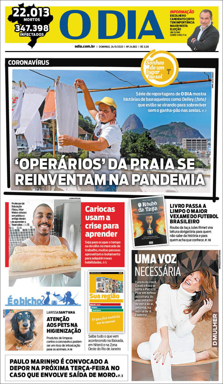 Portada de O Dia (Brasil)