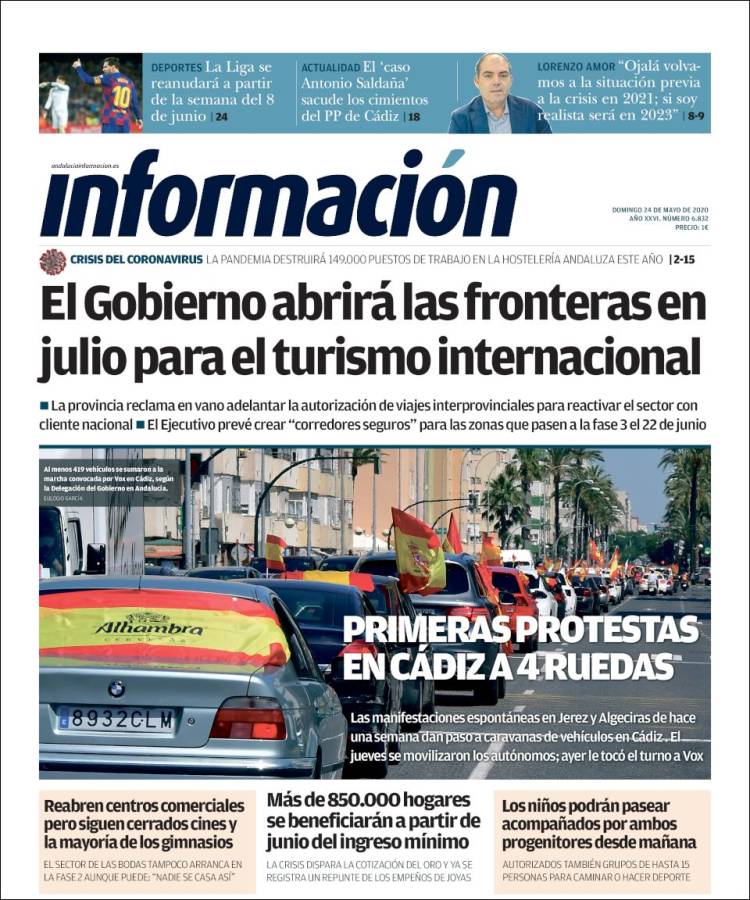 Portada de Información - Cadiz (Spain)