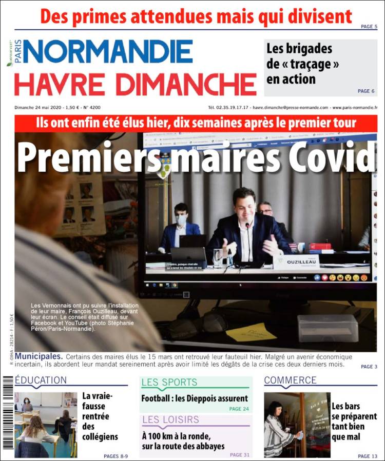 Portada de Le Havre Libre (Francia)