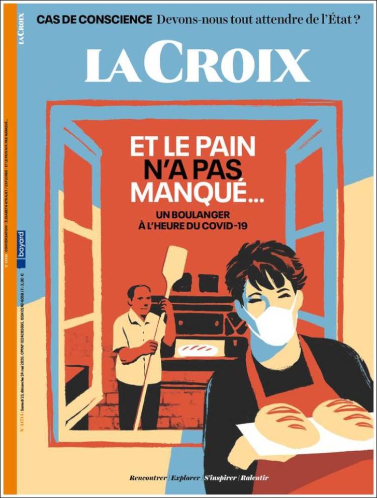 Portada de La Croix (Francia)