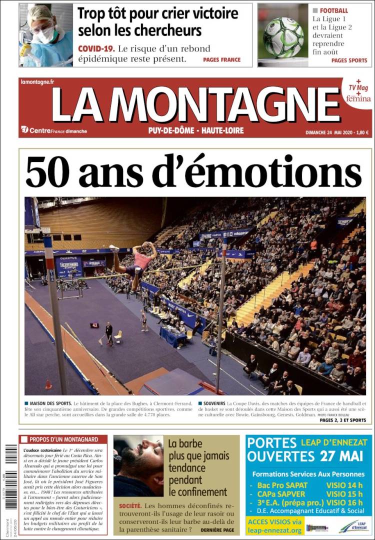 Portada de La Montagne (Francia)