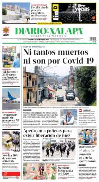 Portada de Diario de Xalapa (México)