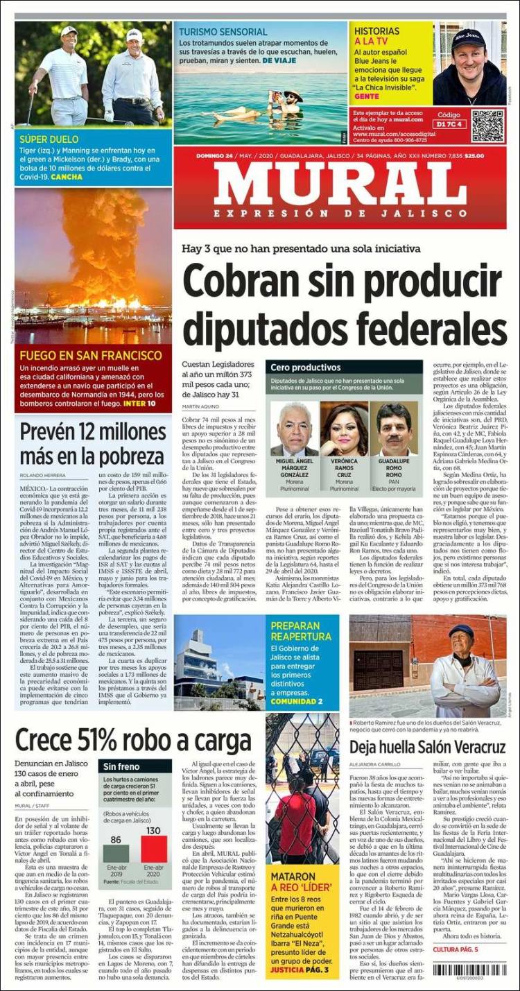 Portada de El Mural (México)