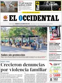 Portada de El Occidental (México)