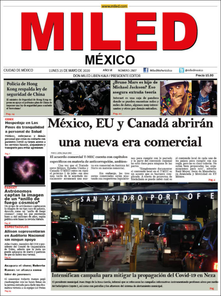 Portada de Miled (Mexico)