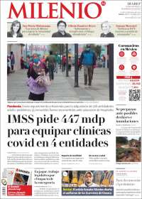 Portada de Milenio - Estado de México (México)