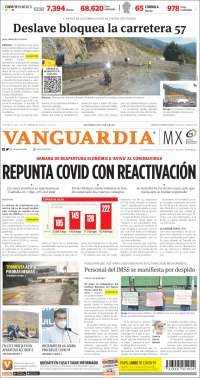 Portada de Vanguardia (Mexico)