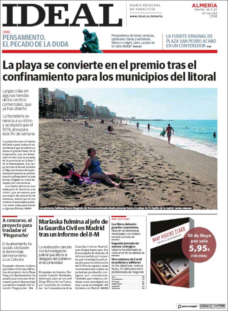 Portada de Ideal Almeria (Espa&ntilde;a)