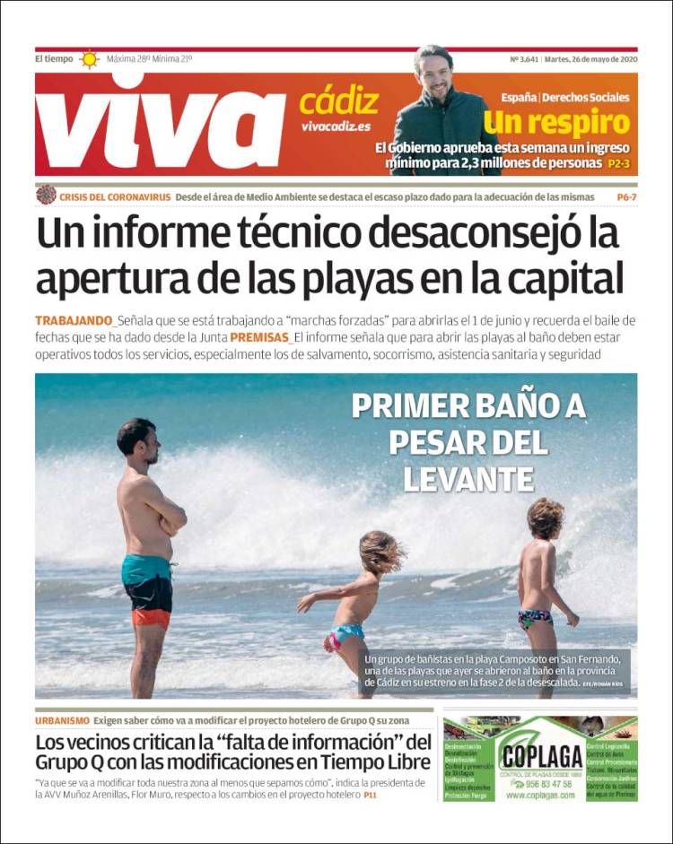 Portada de Información - Cadiz (Espa&ntilde;a)