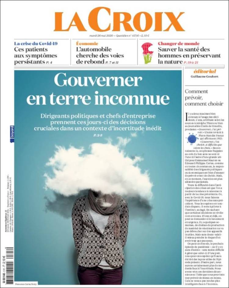 Portada de La Croix (Francia)