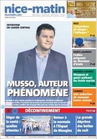 Portada de Nice-Matin (Francia)