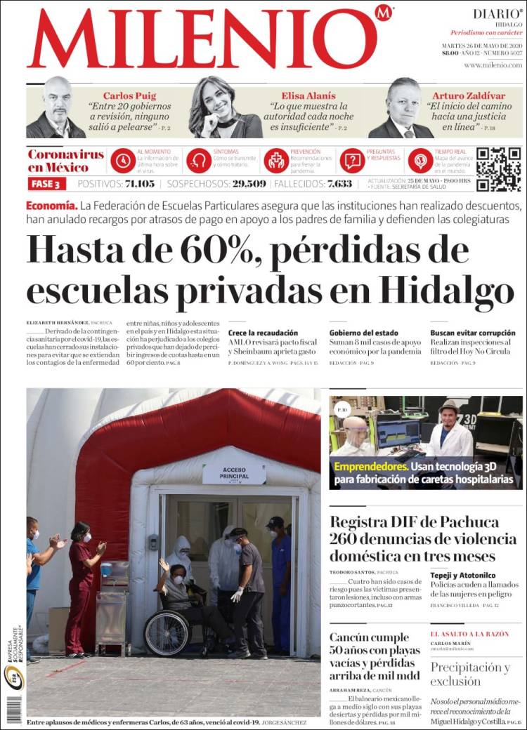 Portada de Milenio de Hidalgo (Mexico)