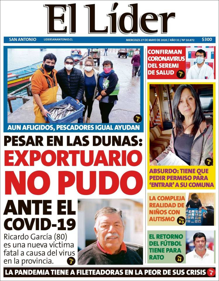 Portada de Lider de San Antonio (Chile)