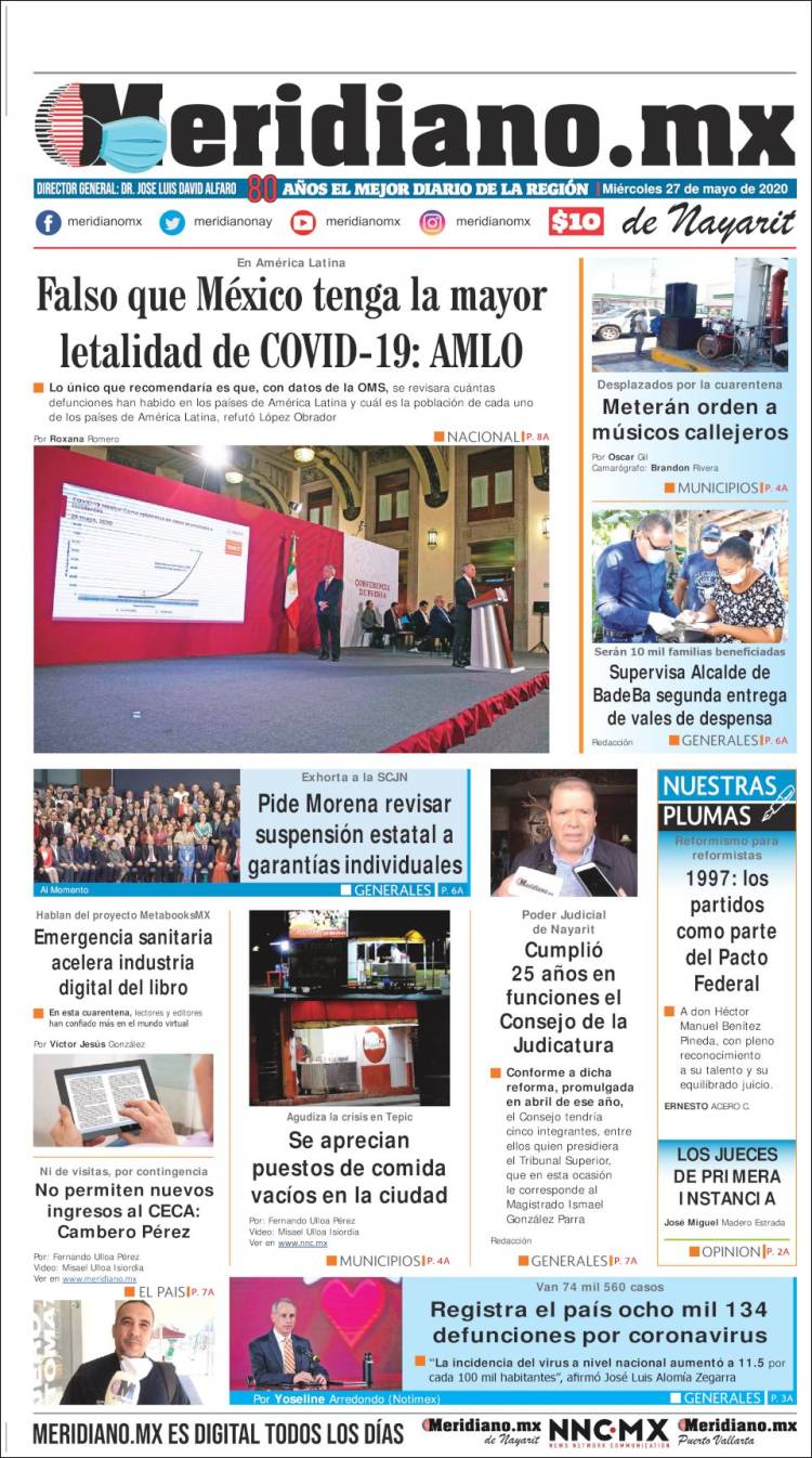 Portada de Meridiano (México)