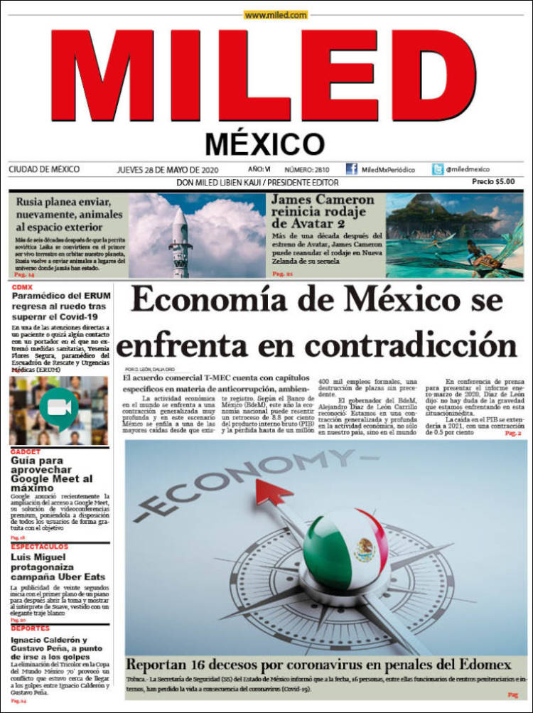 Portada de Miled (México)