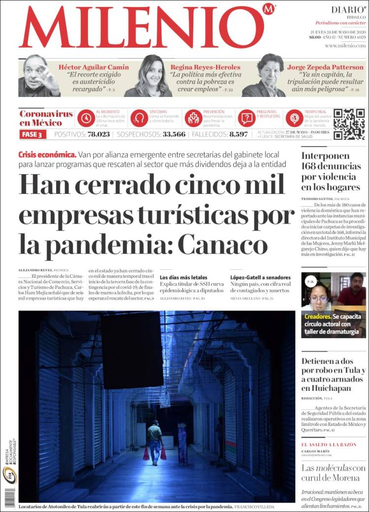 Portada de Milenio de Hidalgo (México)