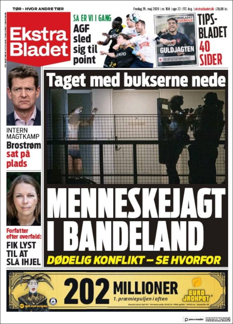 Portada de Ekstra Bladet (Denmark)