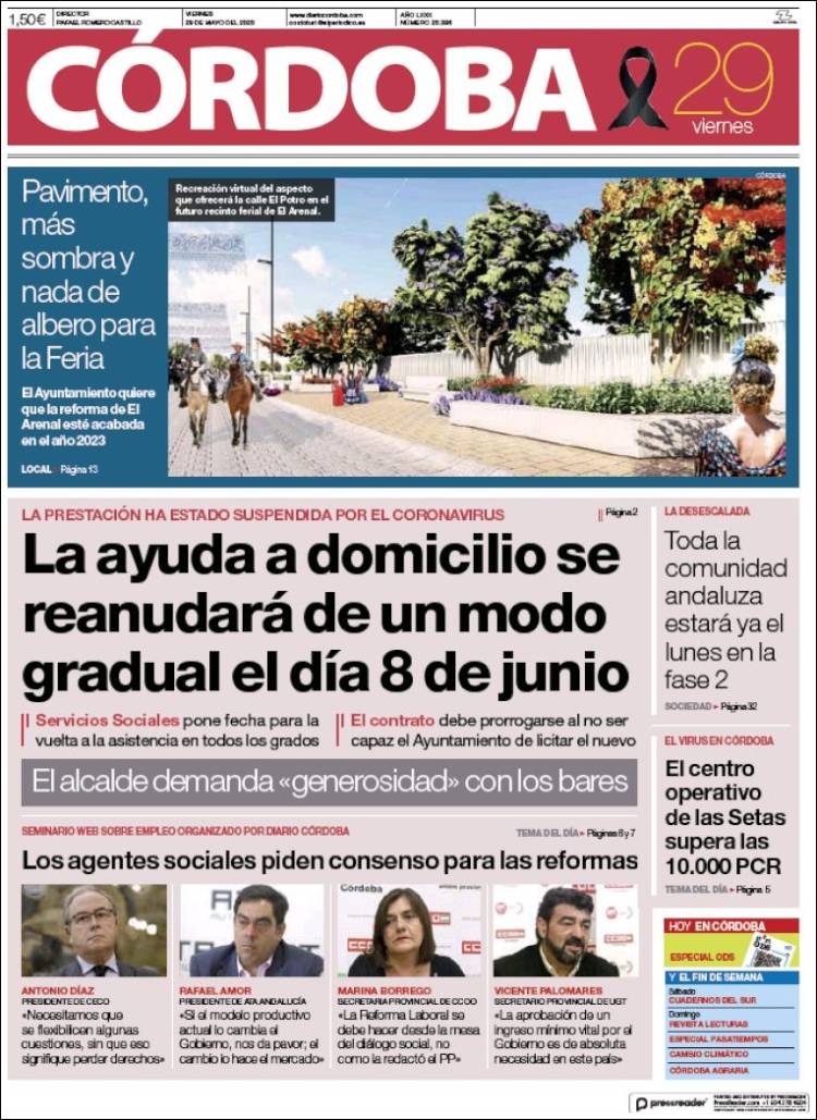 Portada de Diario de Córdoba (Espa&ntilde;a)