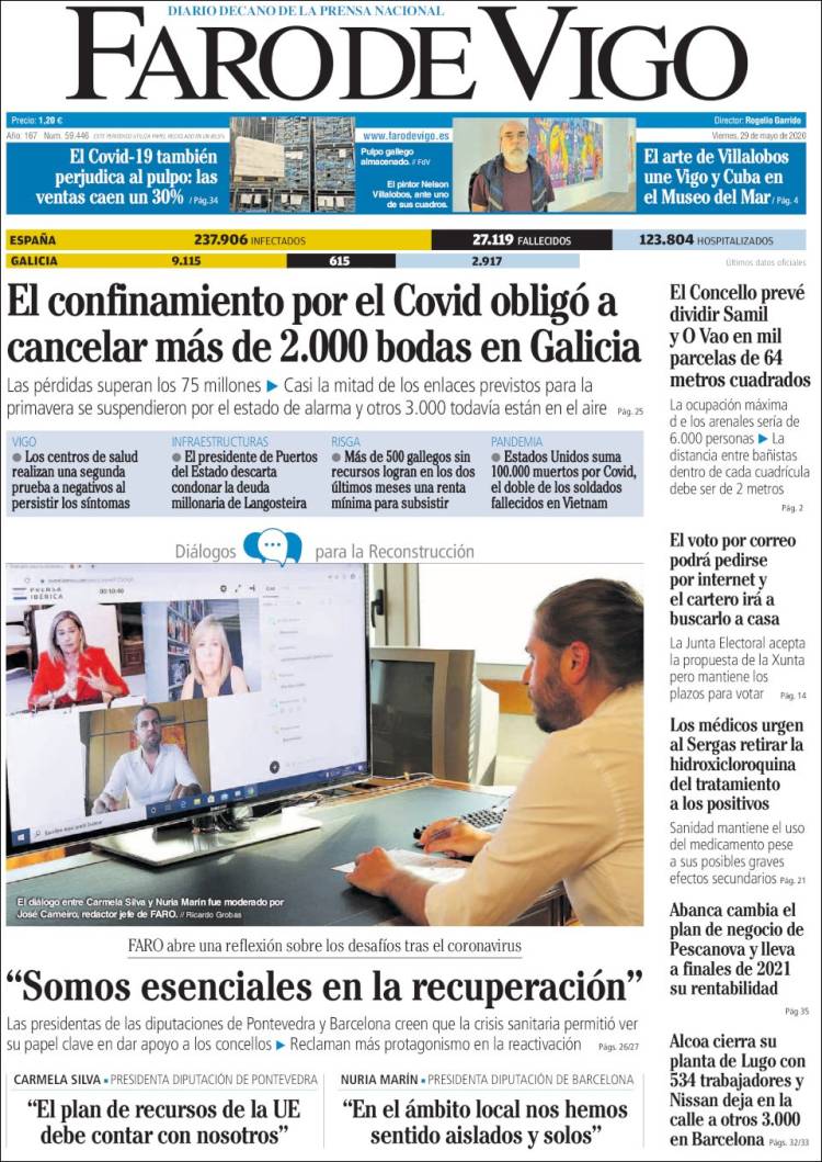 Portada de Faro de Vigo (Espa&ntilde;a)