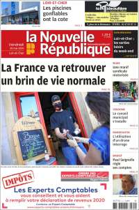 Portada de La Nouvelle Republique (France)