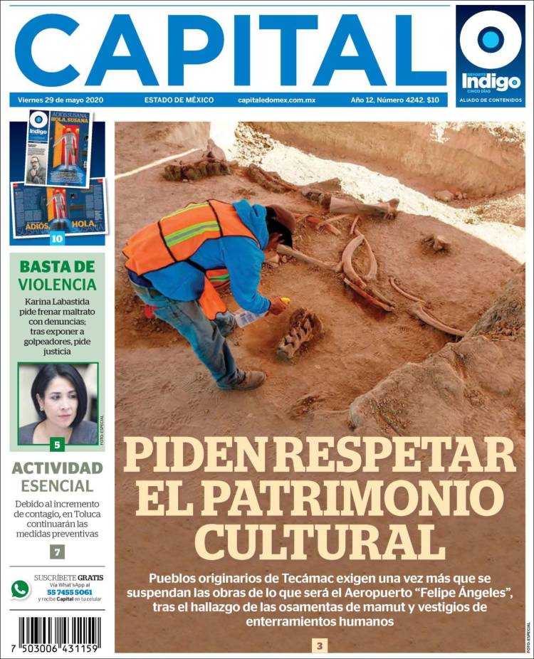 Portada de Capital México (México)