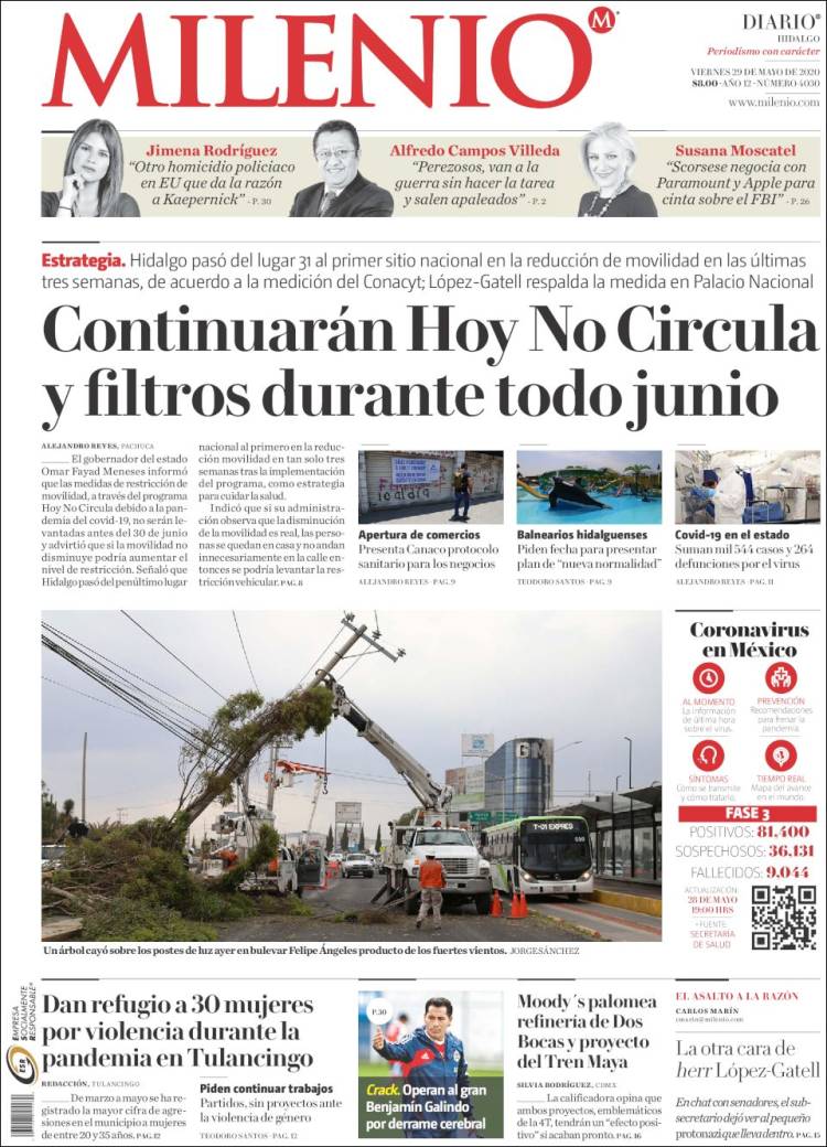 Portada de Milenio de Hidalgo (México)