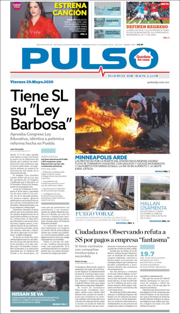 Portada de Pulso (México)