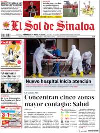 Portada de El Sol de Sinaloa (México)