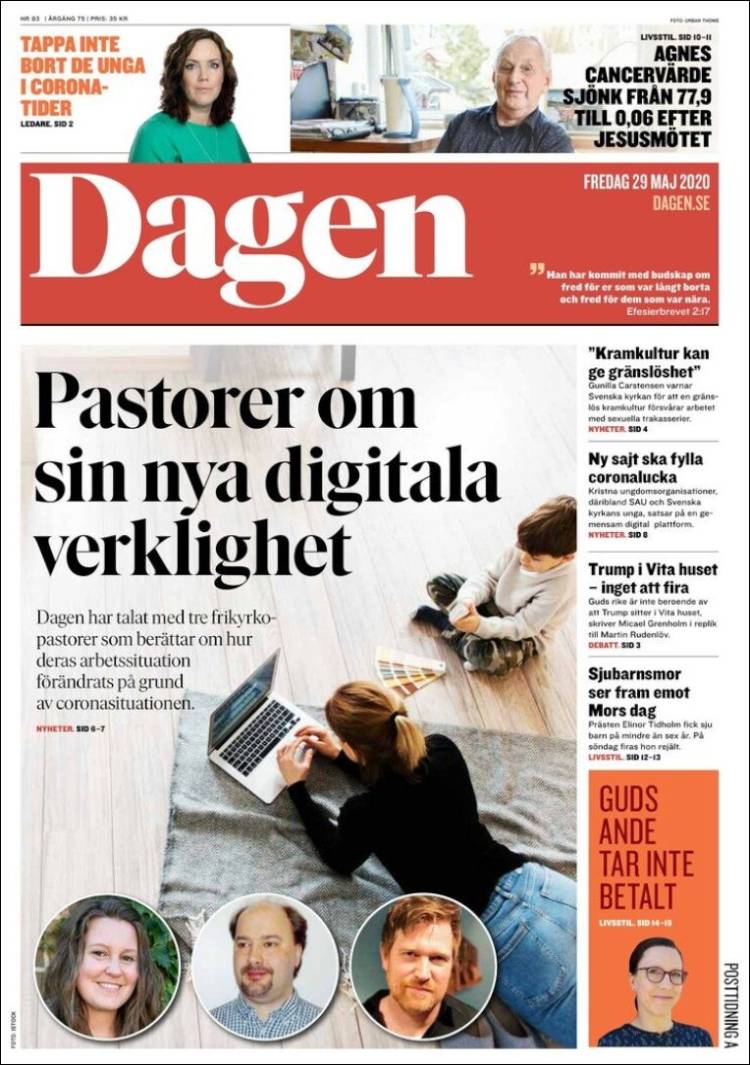 Portada de Dagen (Suecia)