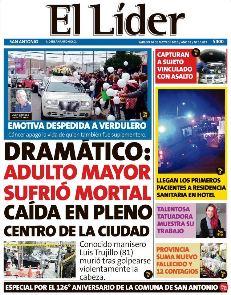 Portada de Lider de San Antonio (Chile)