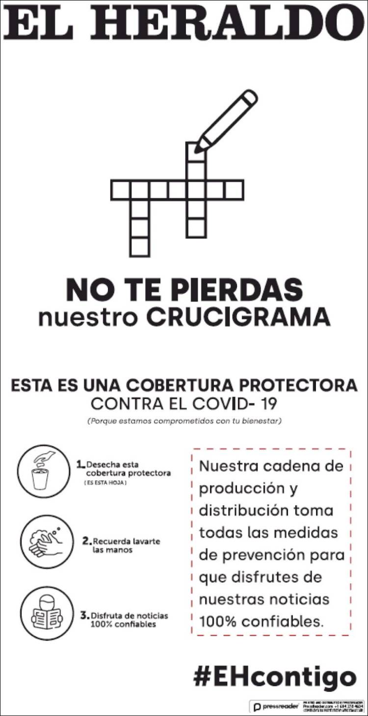 Portada de El Heraldo (Colombia)