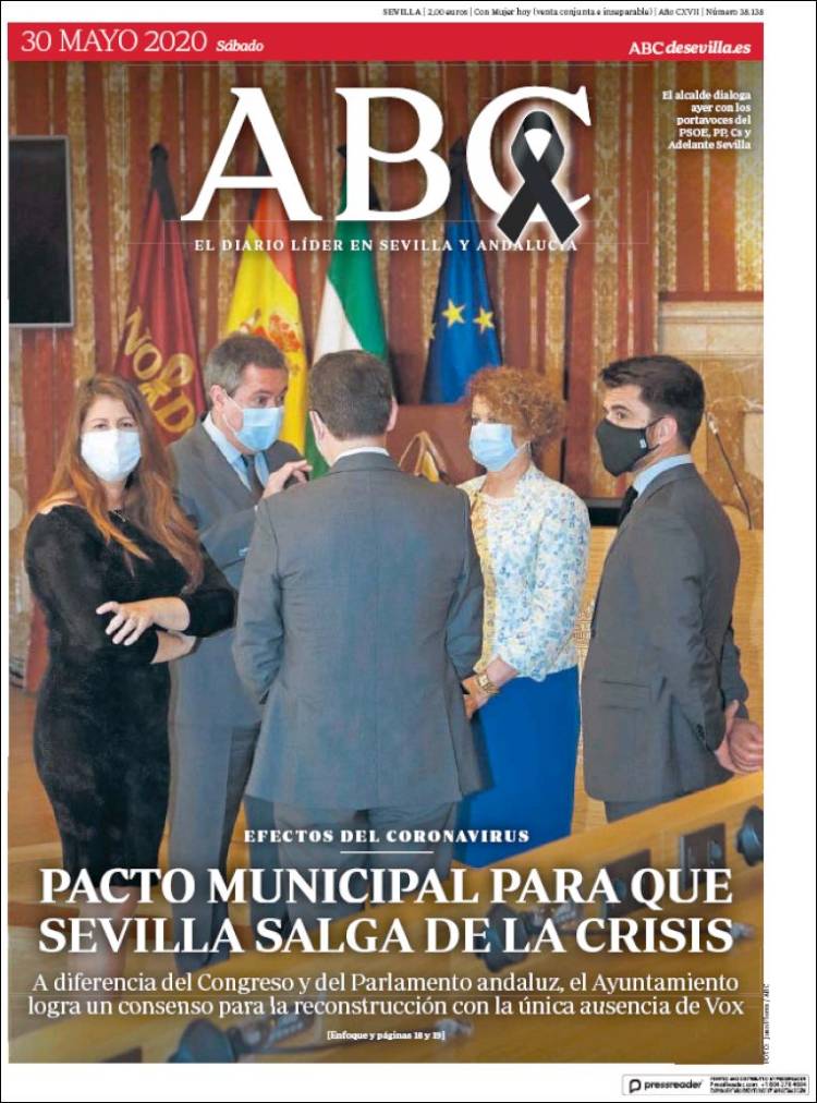 Portada de ABC - Sevilla (España)