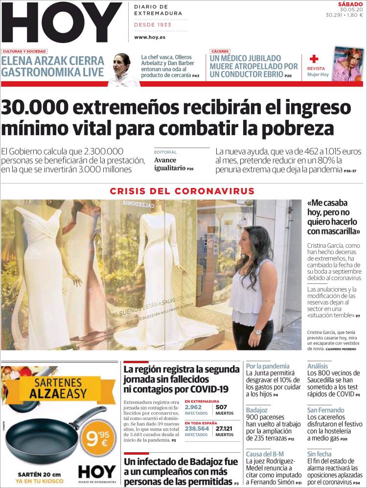 Portada de Hoy - Caceres (España)
