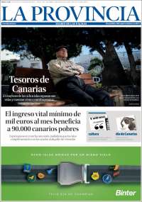 Portada de La Provincia (España)