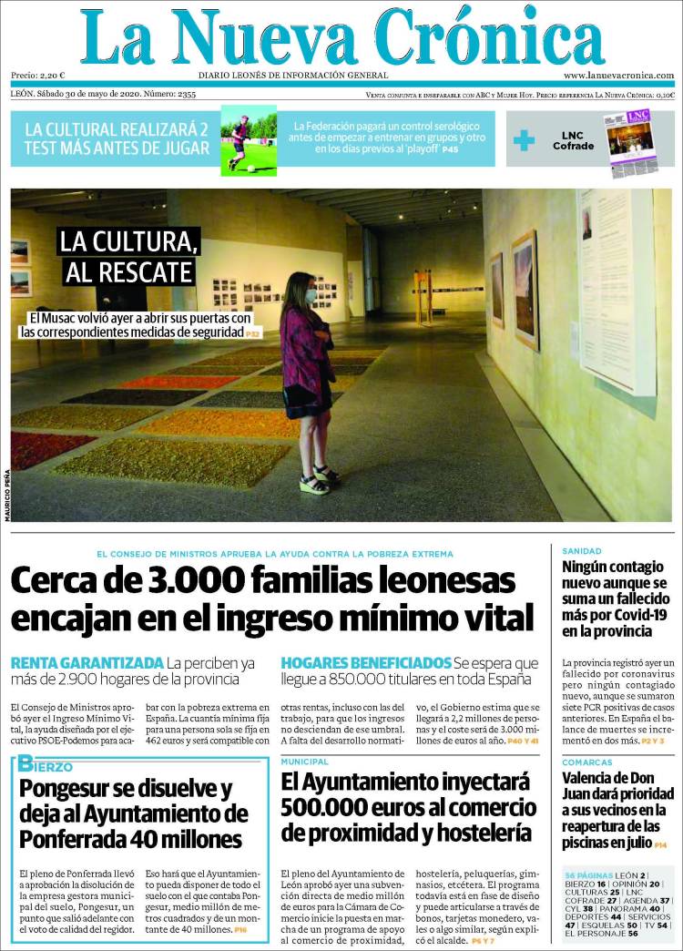 Portada de La Nueva Crónica (España)