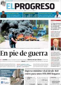 Portada de El Progreso (España)