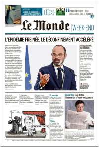 Portada de Le Monde (France)