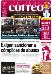 Portada de Correo - El diario del Estado de Guanajuato (M&eacute;xico)