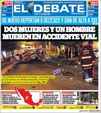 Portada de El Debate de Culiacán (M&eacute;xico)