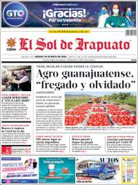 Portada de El Sol de Irapuato (M&eacute;xico)