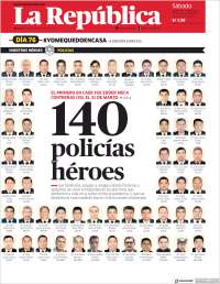 Portada de La Republica (Perú)