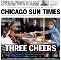 Portada de Chicago Sun-Times (USA)