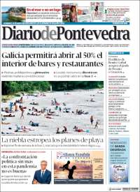 Portada de Diario de Pontevedra (España)